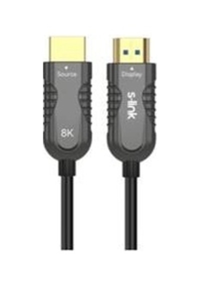S-link Sl-hm8k060 Hdmı To Hdmı 60m V2.1 8k60 Hz 4k 120hz Fiber Kablo Kdo
