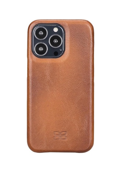Bouletta Apple İphone 13 Pro Uyumlu Deri Arka Kapak F360 Rst2ef