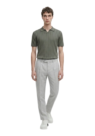 Anthony Jackson Premium Erkek Triko Polo Yaka T-shirt Ravello Haki