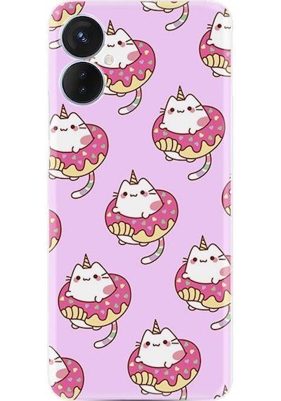Tecno Camon 19 Neo Kilif Resimli Silikon Unicorn Donut 1417 566403537