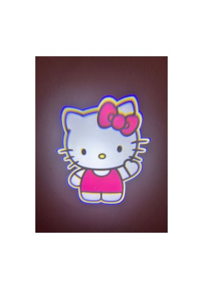 Hello Kitty Kapı Altı Led Aydınlatma Araç Logolu