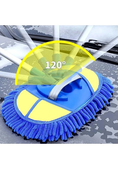 Ally Mikrofiber Dönebilen Püsküllü Araba Yıkama Ve Temizleme Fırçası- 5775