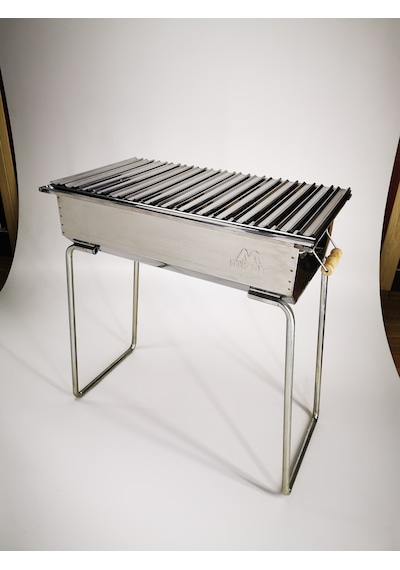 Mizan Marina Grill L Krom Mangal 35 x 60 CM