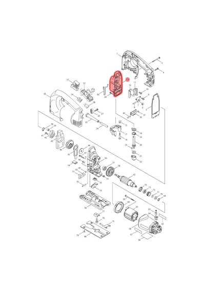 Makita 4340CT Dişli Yuvası Ürün Kodu 153338-3