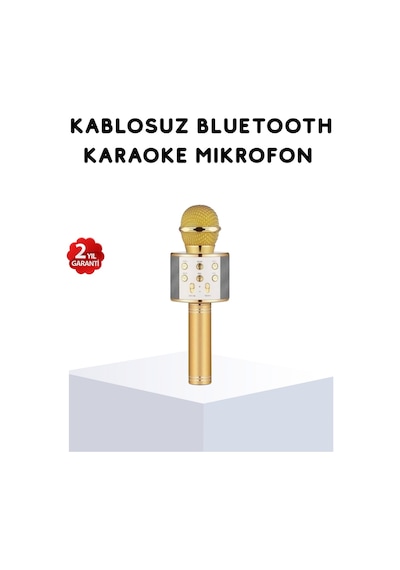 Karaoke - 937 - Mikrofonu Bluetooth Usb Aux Girişli - Csmo-tex - Yankı Efektli