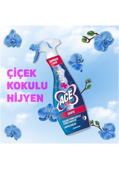 ACE Ultra Çamaşır Suyu Köpük Banyo Çiçek Kokulu 700 ML