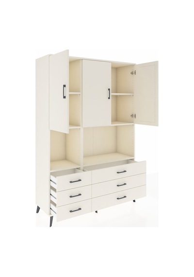 Hyperion Dolap 6 Raflı 6 Çekmeceli 3 Kapaklı 132x44x195 Aytaşı-aytaşı/aytaşı Aytası/aytası Hyperion Dolap 6 Raflı 6 Çekmeceli 3 Kapaklı 132x44x195 Aytaşı-aytaşı/aytaşı Aytası/aytası