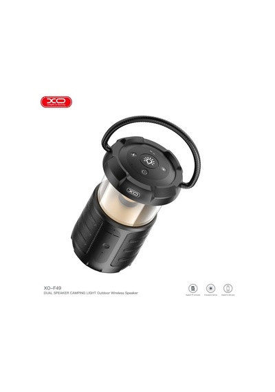 F49 3600 Mah Çift Hoparlör Bt V5.3 Kablosuz Bluetooth Outdoor Hoparlör Kamp Işığı