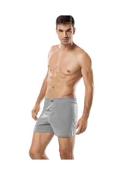 Tutku Penye Düğmeli Erkek Boxer 6'Lı Paket 001