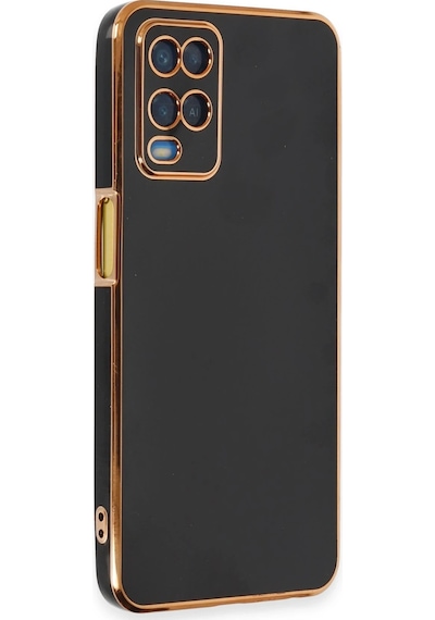 Uryport Oppo A54 4g Kılıf Volet Silikon - Siyah