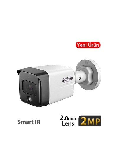 Dahua Ipc-hfw1230tc1-sa 2mp 2.8mm Sd Kart Dah. Mik. Metal Smart Ir Bullet Ip Kamera-30mt.