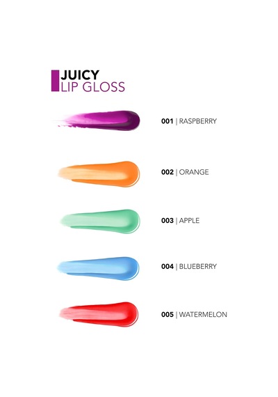 Juicy Doğal Renk Veren Meyve Aromalı Nemlendirici Dudak Parlatıcısı 001 Raspberry