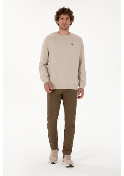 U.s. Polo Assn. Erkek Haki Pantolon Kanvas-chino 50316831-vr027 Haki