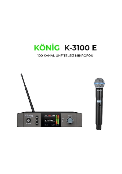 König K-3100 El Uhf Telsiz Mikrofon