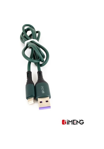 Imeng 6A Usba To Lightning Data Ve Hızlı Şarj Kablosu Ml60 Yeşil