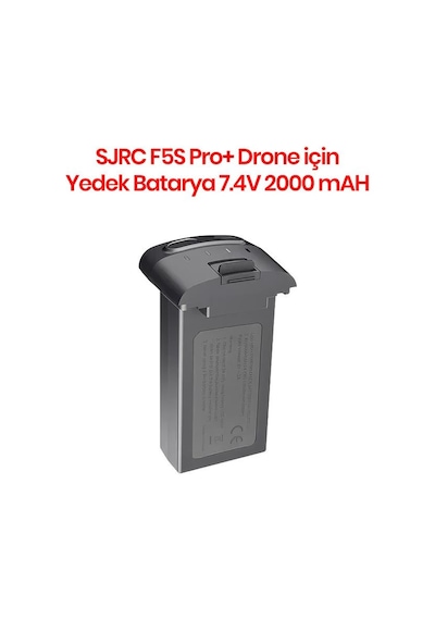 Sjrc F5s Pro+ 4k Drone İçin Yedek Batarya Pil 7.4v 2000mah