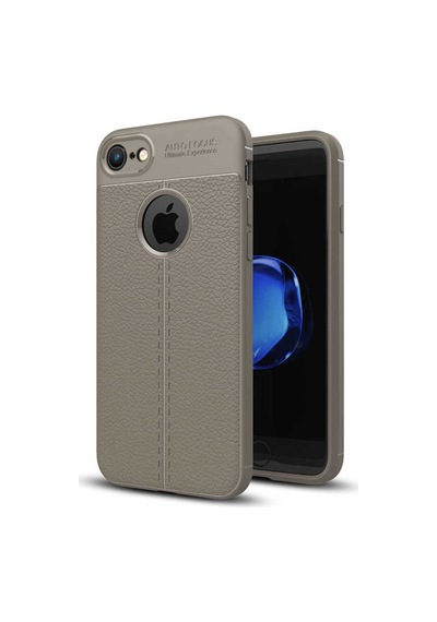 Apple Uyumlu iPhone 6 Plus Kılıf Zore Niss Silikon Kapak Gri