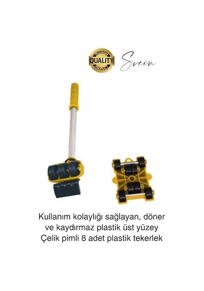 1.2 Ton Premium 1. Sınıf Malzeme Eşya Kaldırma Taşıma Seti Krikosu Kaldıraç Pratik Kolay Yük Taşıma