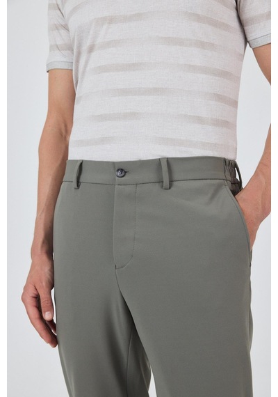 İmza Koyu Yeşil Esnek Yandan Cepli Casual Slim Fit Jogger Pantolon 1003250162 Koyu Yeşil İmza Koyu Yeşil Esnek Yandan Cepli Casual Slim Fit Jogger Pantolon 1003250162 Koyu Yeşil