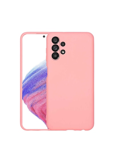 Zore Samsung Galaxy Uyumlu A13 4g Kılıf Omsy Mara Lansman Kapak - Pembe Açık