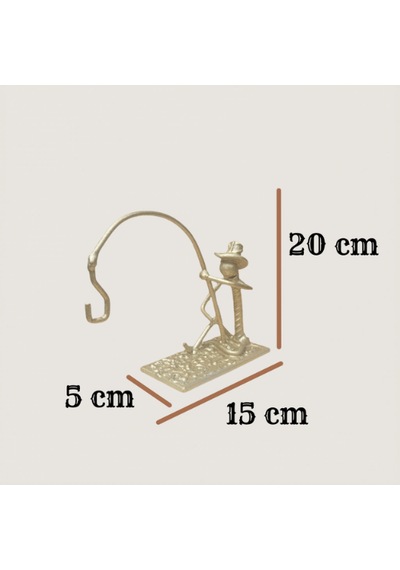 Dekoratif Metal Figür Sukulent Saksı Askılığı SPH004