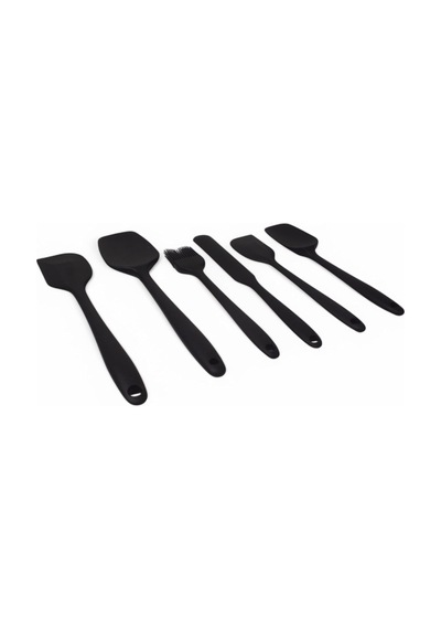 Ayrex Deconox Silikon Mutfak Yardımcısı, 6 Adet Silikon Spatula, Çorba Kaşığı, Fırın Fırçası, Spatula, Isı Diğer