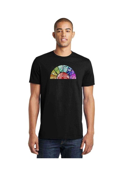 Anime One Piece Thumb Monkey D Baskılı Siyah Erkek Tshirt
