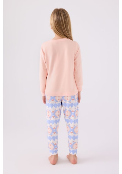 Arnetta Kız Çocuk Pembe Pijama Takımı Ar3097-c-v2 Pembe