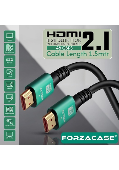 Hdmı 2.1 Kablo 8k 60hz 4k 240hz 165hz 144hz 120hz Yüksek Hızlı, Hdmı Kablo Ultra Hd10 Metre 10 Metre