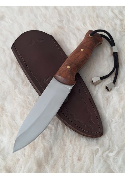 Bushcraft Kamp ve Avcı Bıçağı Kahverengi - Gümüş