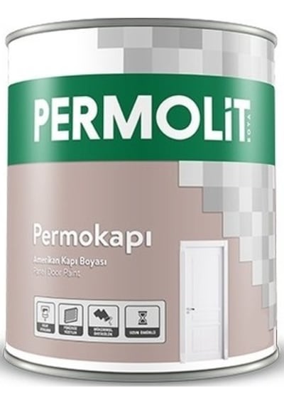 Permolit Permokapı Amerikan Panel Kapı Boyası 2,5 L Beyaz