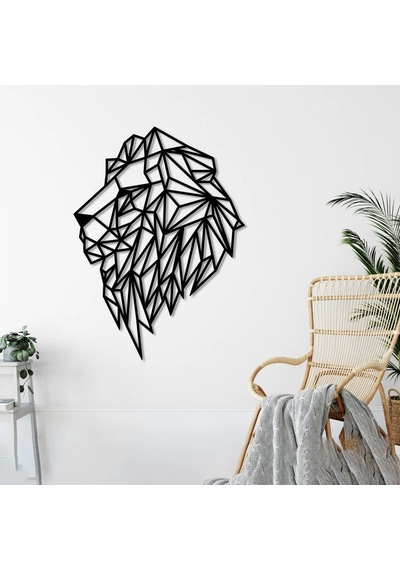Zarif Geometri Metal Duvar Dekoru
