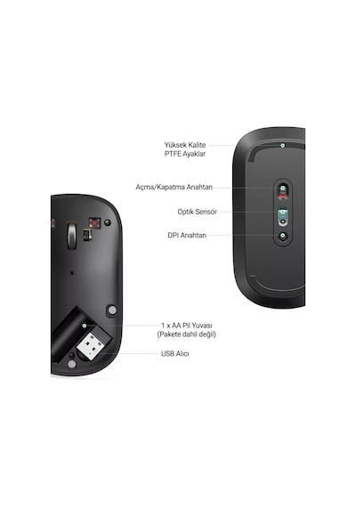 Ugreen MU001 Kablosuz Optik Mouse