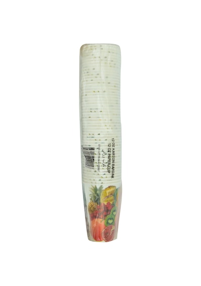 Lokman Avm Karton Bardak 12 Oz Kullan At Çay Kahve Sıcak Kağıt Otomat Bardağı 50'li 1 Paket