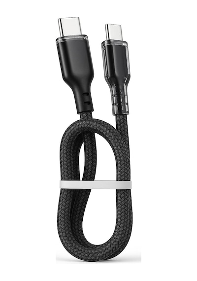 Suomı Usb-c To Usb-c Hızlı Şarj Kablosu, 100w, Örgülü Tasarım, 1m, Siyah Belirtilmemiş
