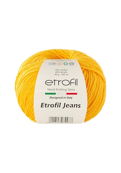 Etrofil Jeans El Örgü Iplikleri - 50 Gr / 160 Metre - Tüm Renkler