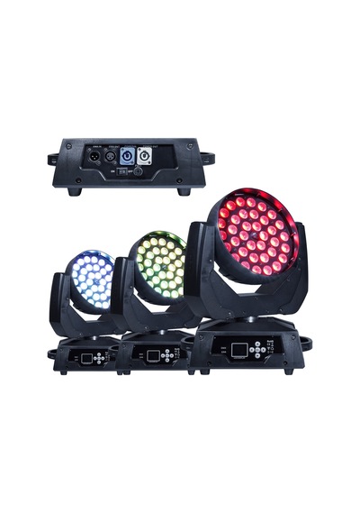 Quenlite ZL-1036 Zoom Wash 36x10W Moving Head Boyama Sahne Işık 16 Kanal DMX Kontrol