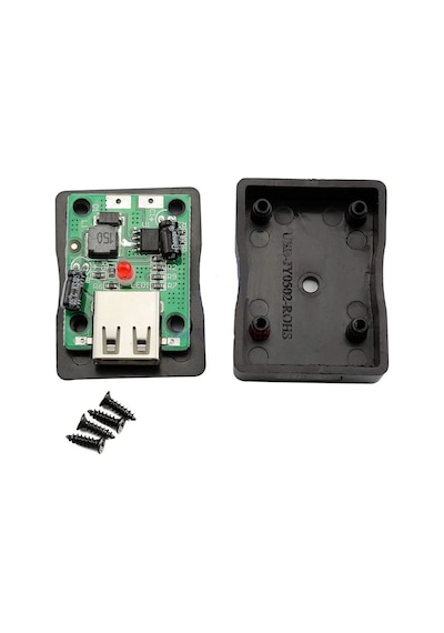 Alkatronik-Solar Panel Kontrol Kartı Usb 5V 2A Kutu Dc 6-20V Voltaj Düşürücü
