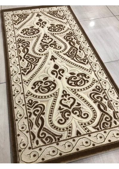 Saray Halı 3B 11257-J Bej 80X150 Krem Küçük Ölçü Halı !