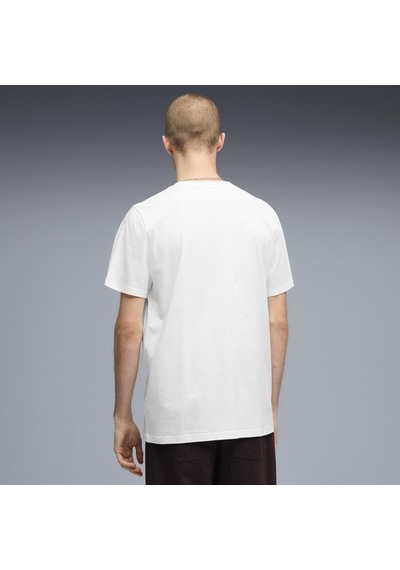 Puma 634897-02 Bmw Mms Ess Logo Tee Tişört Erkek T-shirt Beyaz