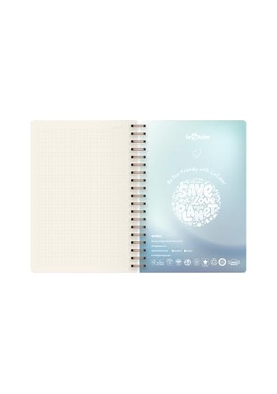 Le Color Marble Spiralli Defter Kareli Inspiration 17x24 Cm 124-Pembe