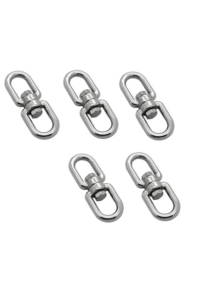 5'li Paslanmaz Fırdöndü. 8mm. Çapa Fırdöndüsü. 304 Kalite Krom