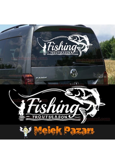 Alabalık Mevsimi, Balık Avı,Avcılık Oto Sticker
