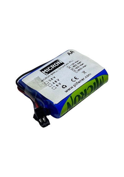 Micron 3.6v 2500mah Aa Uzaktan Kumandalı Şarjlı Araba Pili (Batarya)