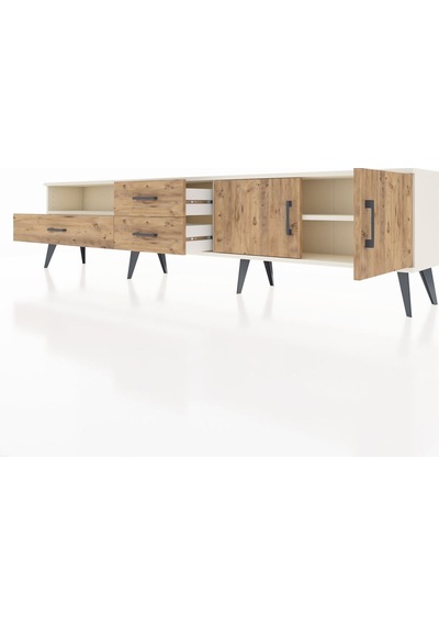 Arges Tv Ünitesi 2 Raflı 3 Çekmeceli 2 Kapaklı 220x30x51 Aytaşı-çam Atlas Çam/atlas Çam - Aytası Arges Tv Ünitesi 2 Raflı 3 Çekmeceli 2 Kapaklı 220x30x51 Aytaşı-çam Atlas Çam/atlas Çam - Aytası
