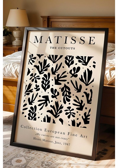 Henri Matisse Jazz The Cut-outs Çerçeveli Tablo - Eklektik Tarz Duvar Dekoru