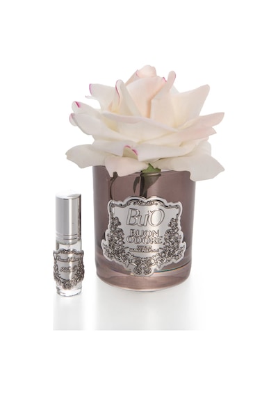 Füme Cam Silver Tek Gül Luxury Home Perfume Acı Elma