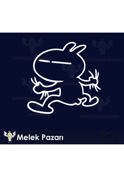 Esprili Sticker, Arabaya Tutunan Zipzip Sticker