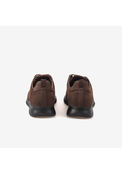 Kemal Tanca Hakiki Deri Erkek Erkek Spor Sneaker Ayakkabı 2537 Kahve