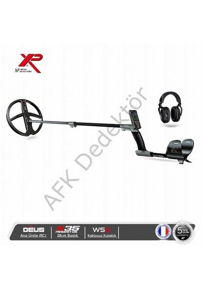 Xp Deus Rc Ana Üniteli 28 Cm X35 Başlıklı Ws5 Kablosuz Kulaklıklı Metal Dedektörü